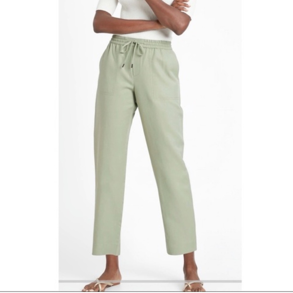 Banana Republic Women’s Slim Linen Blend Pants Size Medium